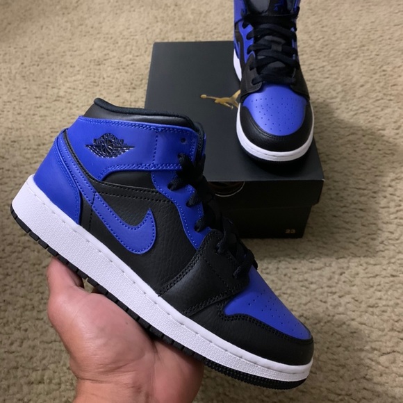 COPY - Jordan 1 Mid Royal Blue GS - Picture 4 of 4